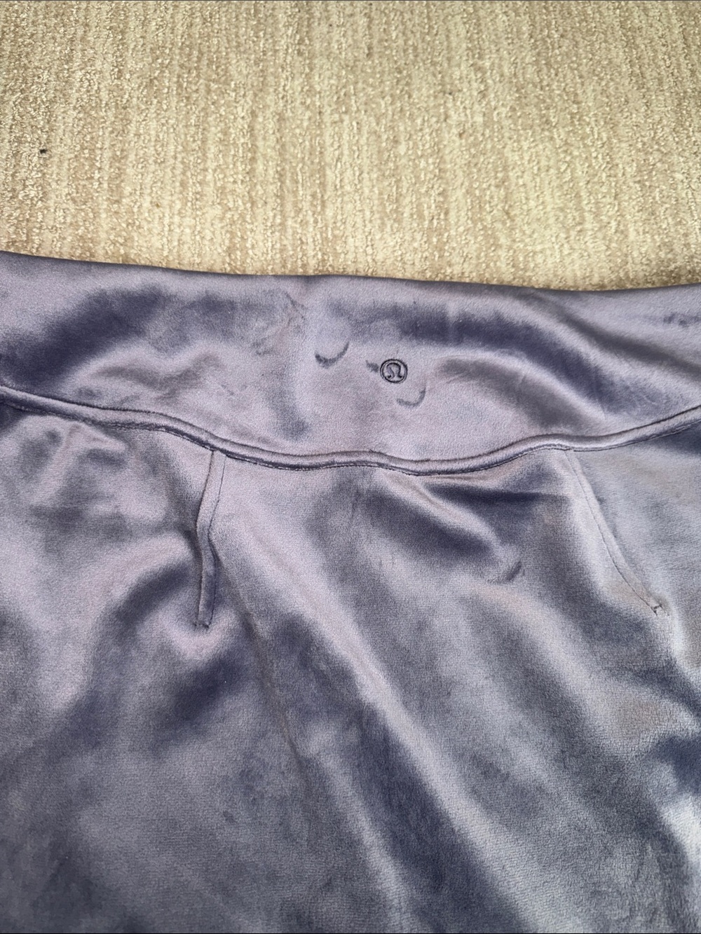 Lululemon Woman's Size L Nightfall Scuba High-Rise Mini Skirt Velvet - Picture 6 of 7